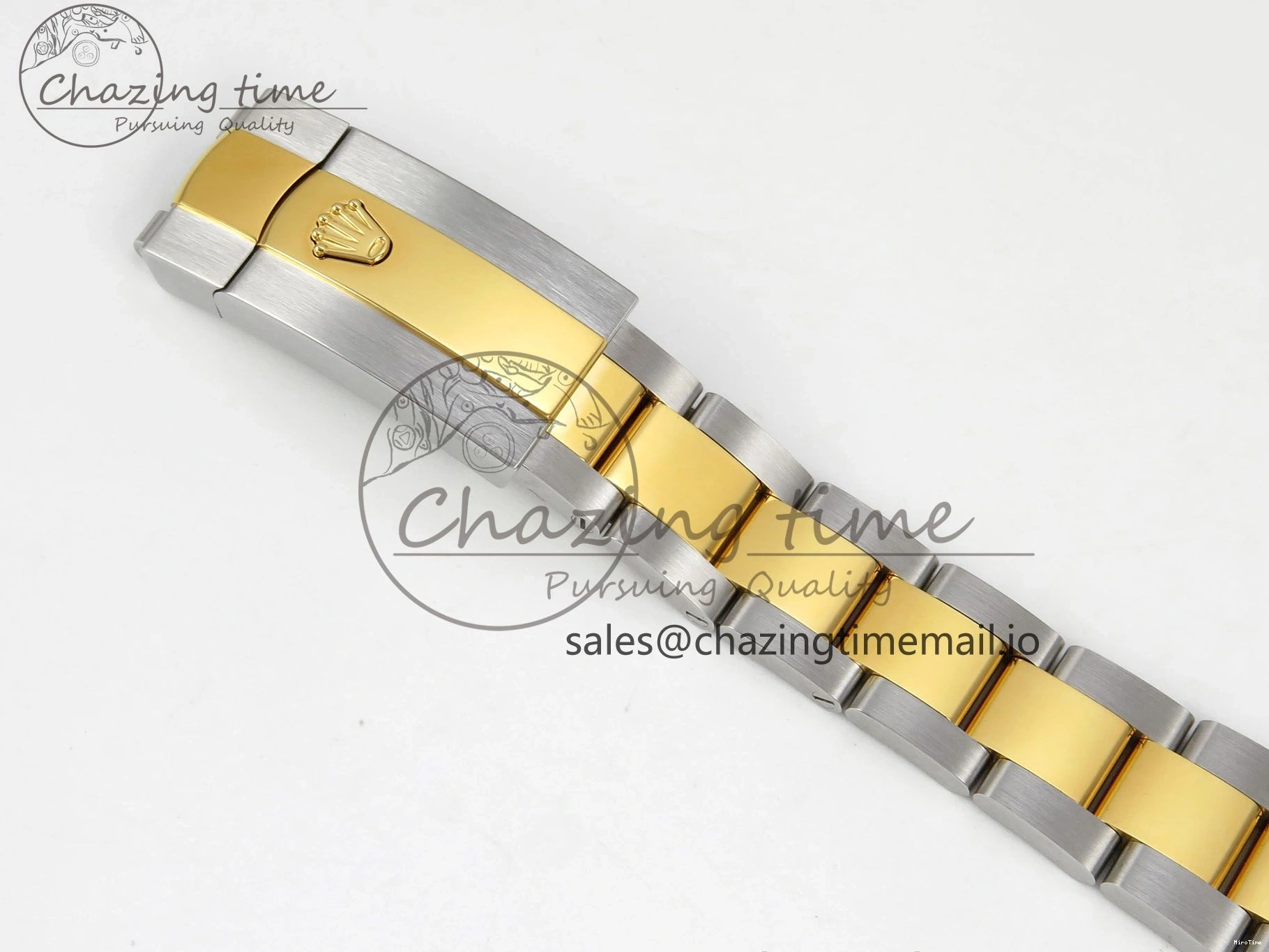 MiroTime 0511 DateJust 31 278383RBR THBF 1:1 Best Edition 904L Steel White Roman Dial Diamonds Bezel on SS YG Oyster Bracelet HZ Cal. Minimalist 44